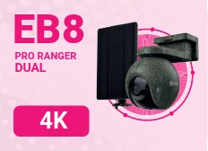 Cámara 4G camuflada EZVIZ EB8 Pro Ranger Dual 4K