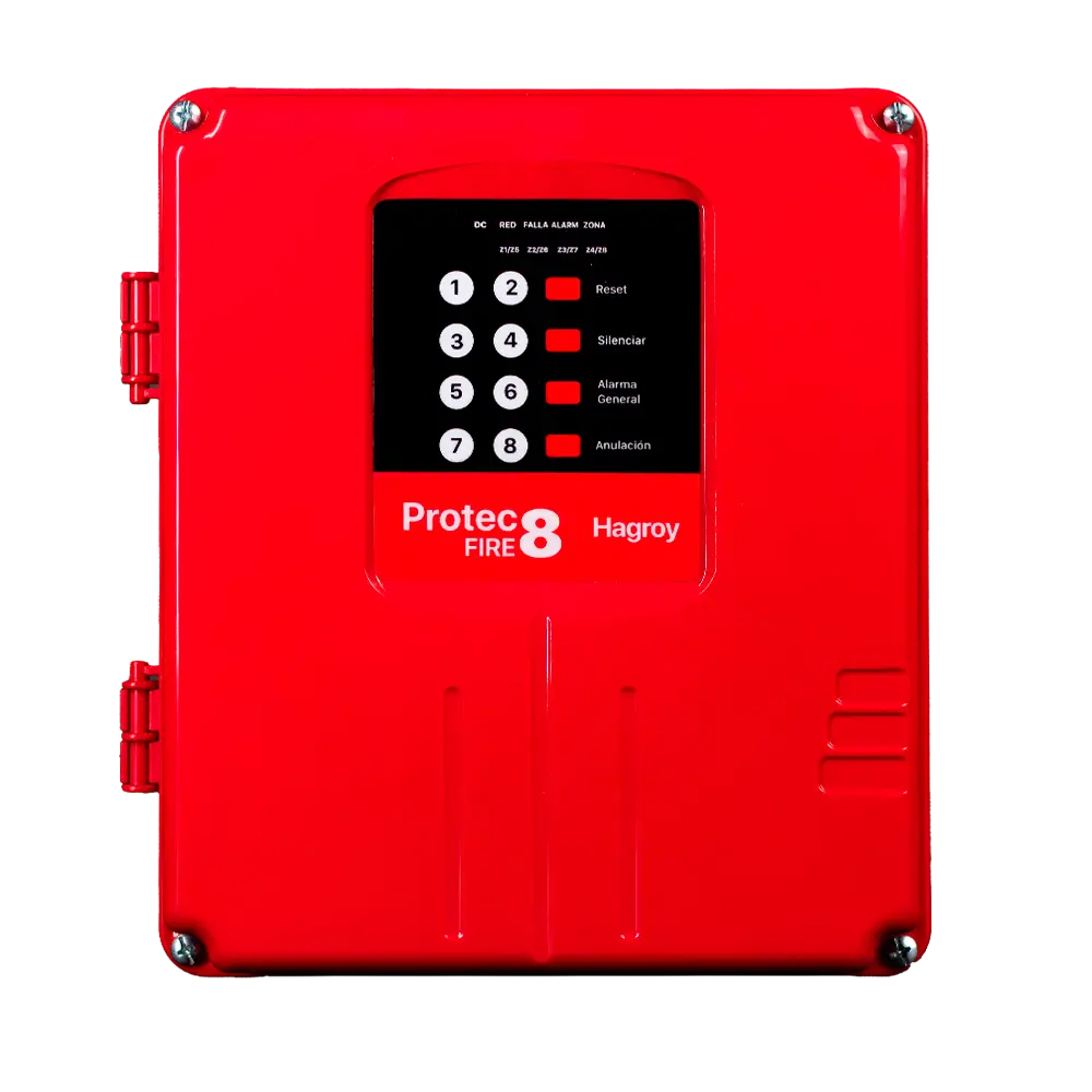 Panel contra incendio PROTEC FIRE 8 zonas