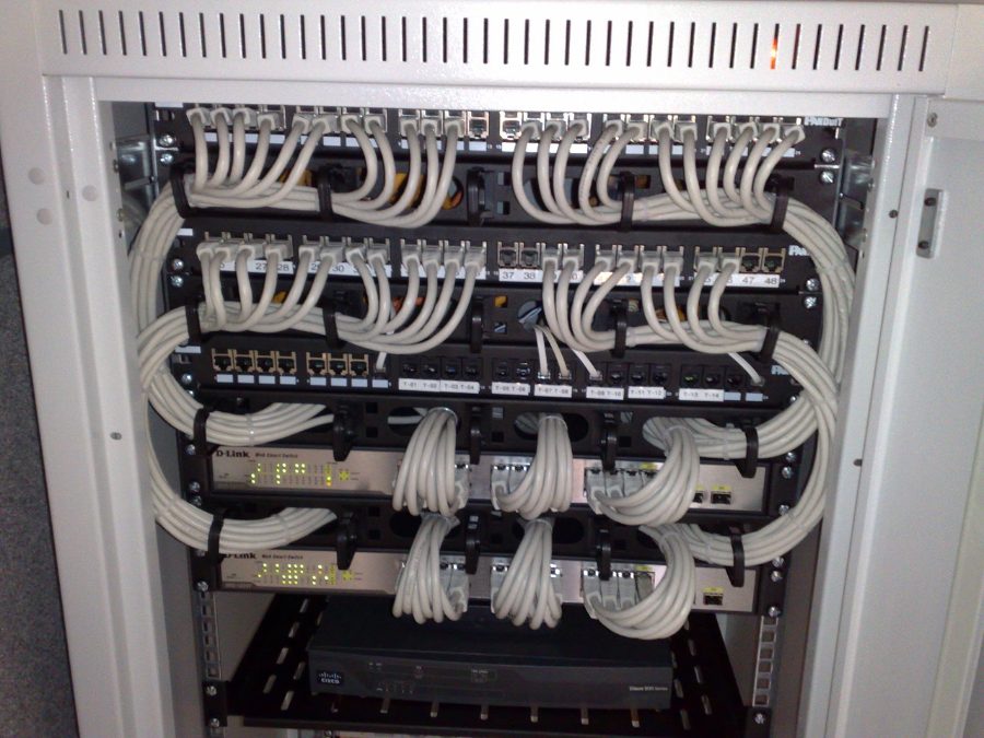 Switch de red en rack