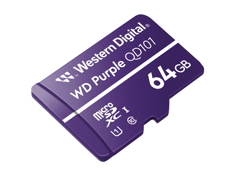 MicroSD WD Purple QD101 de 64 GB